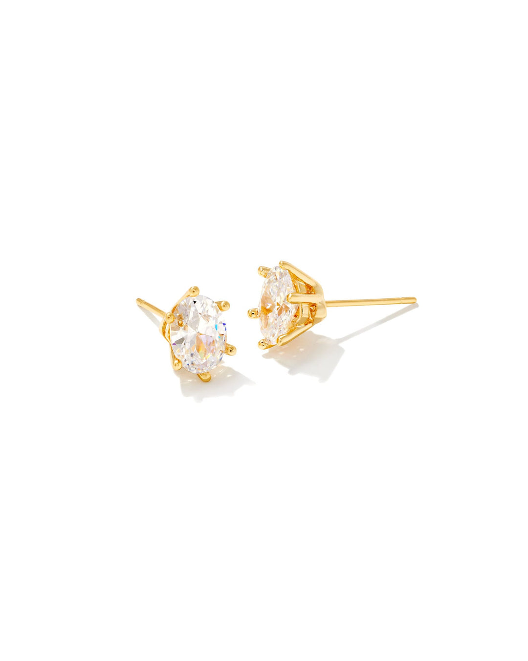 KENDRA SCOTT CAILIN CRYSTAL STUD EARRINGS - GOLD