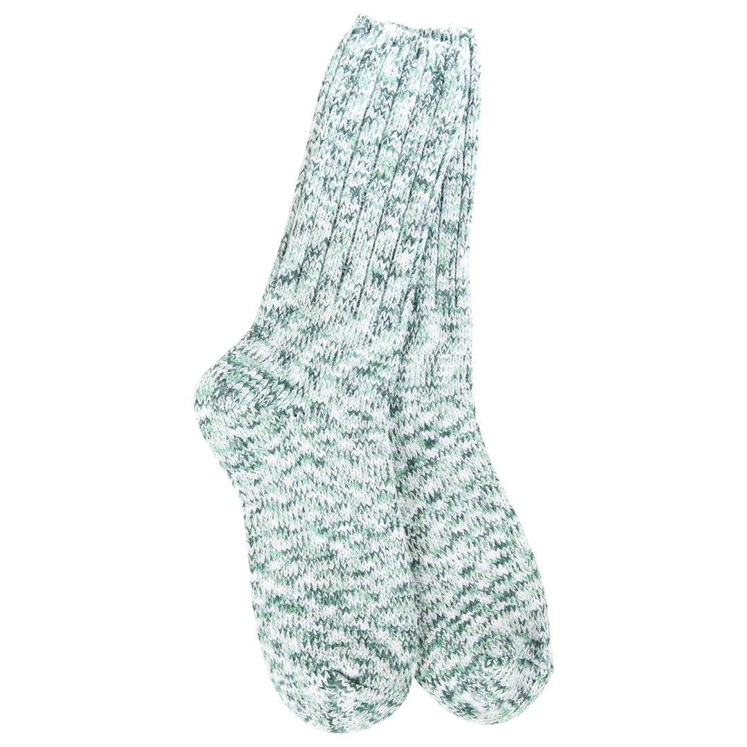 WORLD'S SOFTEST RAGG CREW SOCKS - SPRUCE