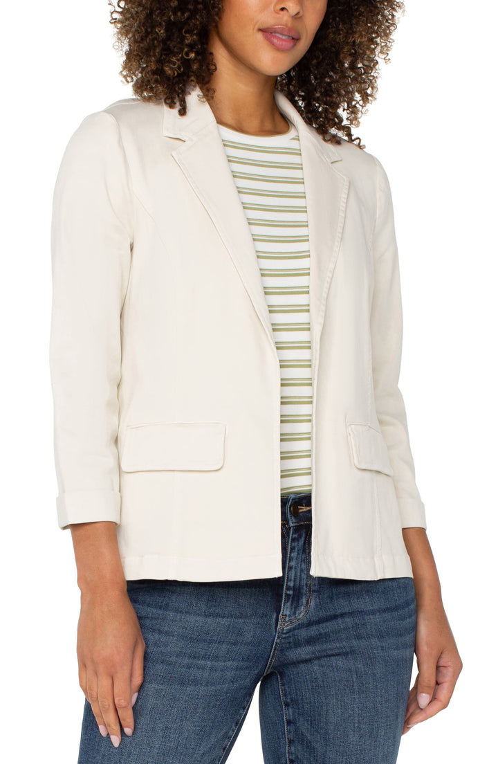 FITTED BLAZER - BONE