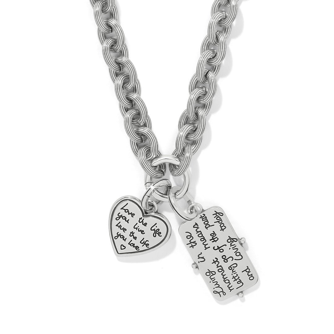 Token Lavish Link Charm Necklace - Silver