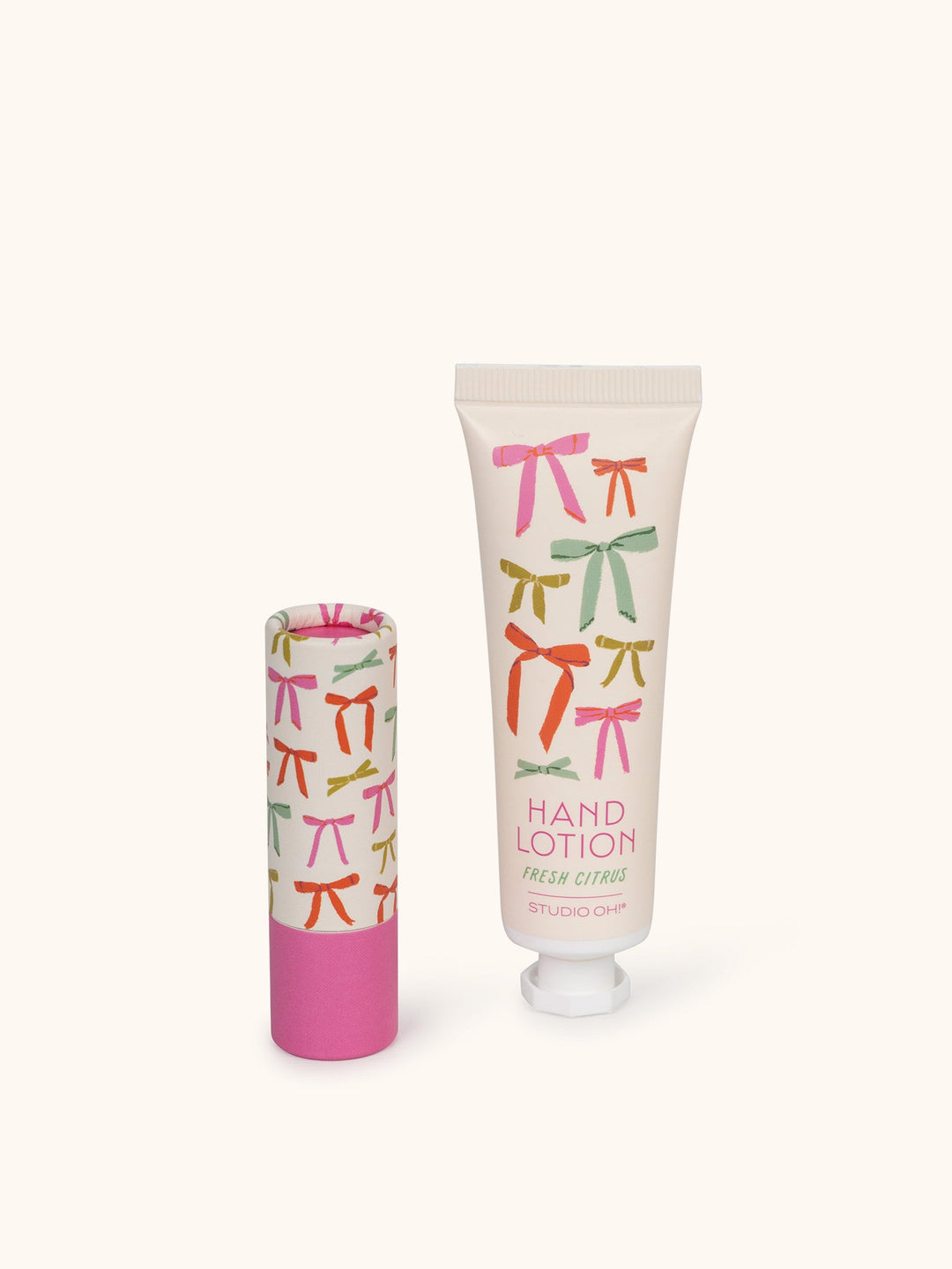 LIP BALM & HAND LOTION SET - PUT A BOW ON IT