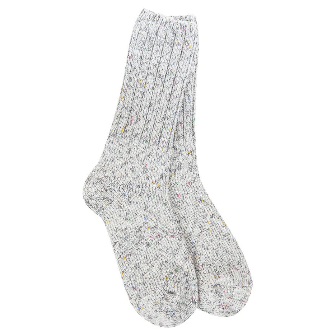 WORLD'S SOFTEST RAGG CREW SOCKS - ROCKY CONFETTI