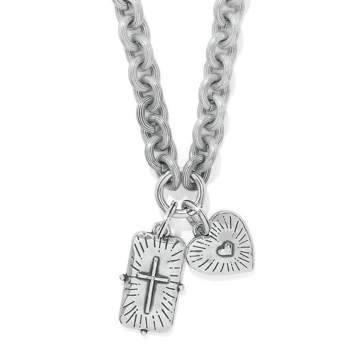 Token Lavish Link Charm Necklace - Silver