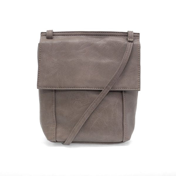 JENSY FRONT FLAP CROSSBODY - SHIITAKE