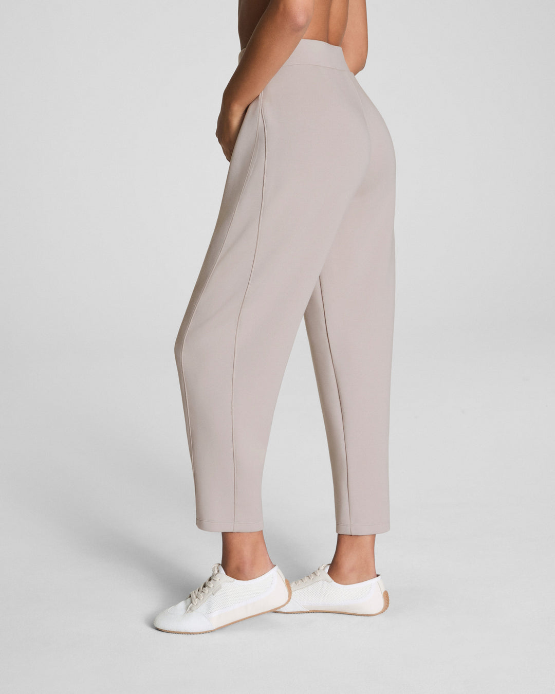 SPANX AIRESSENTIALS BARREL LEG PANTS - FRENCH GREY