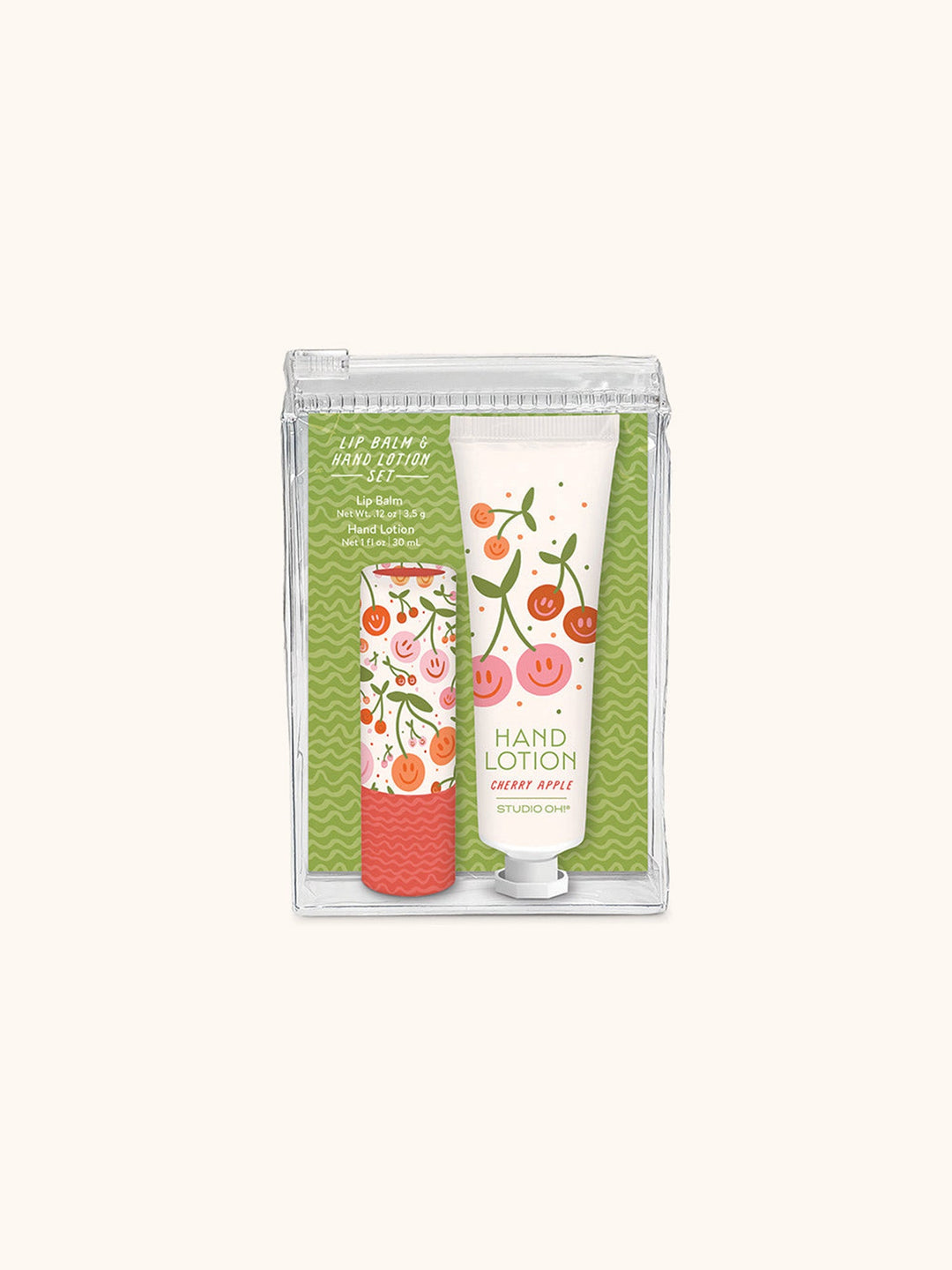 LIP BALM & HAND LOTION SET - BE ALL SMILES