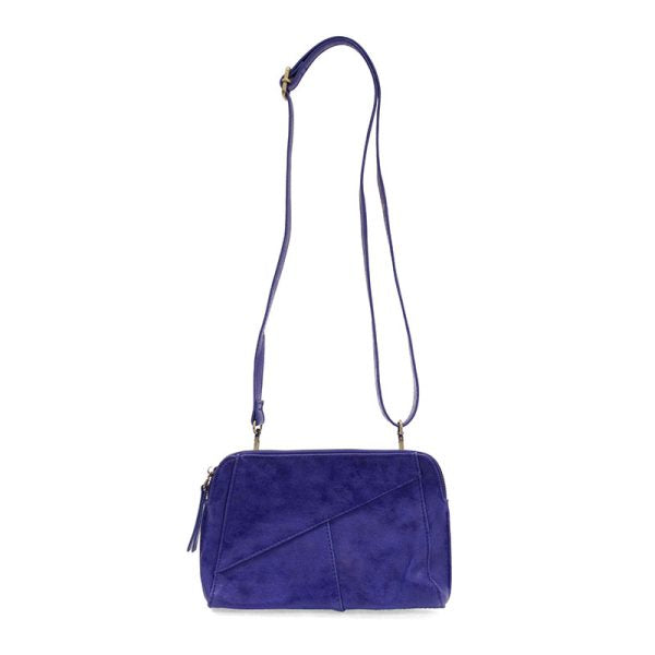 GIGI CROSSBODY W/ WOVEN WRISTLET STRAP - COBALT