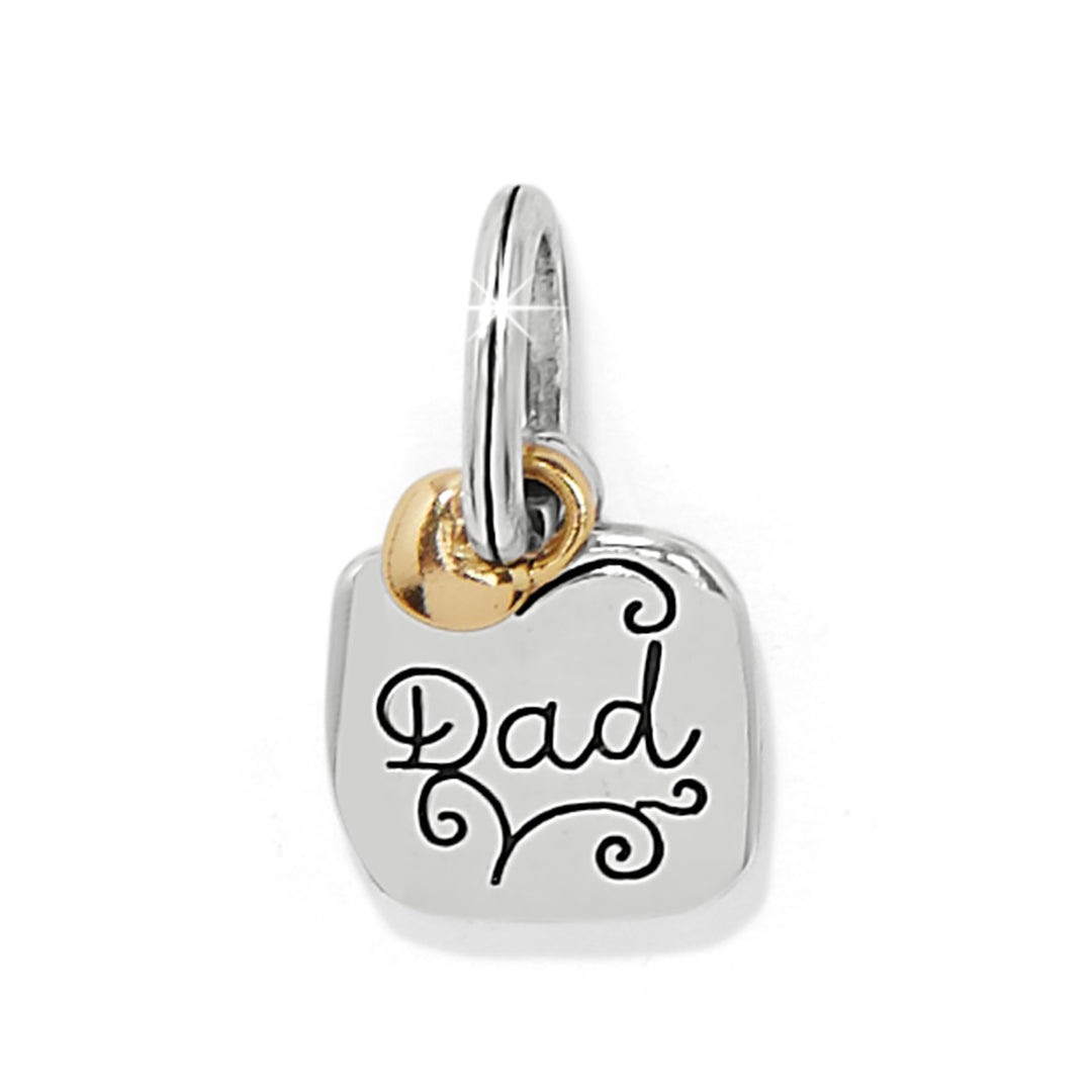 Dad Charm - Silver-Gold