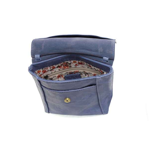 JENSY FRONT FLAP CROSSBODY - PERI BLUE