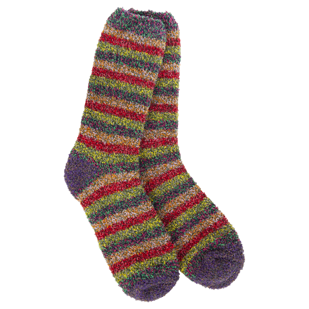 WORLD'S SOFTEST COZY CREW SOCKS - FALL MULTI