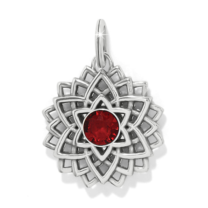 Serenity Amulet - Silver-Scarlet