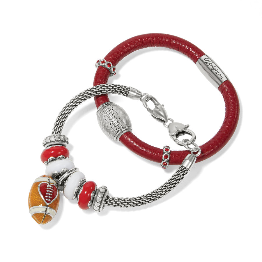 Football Charm - Brown