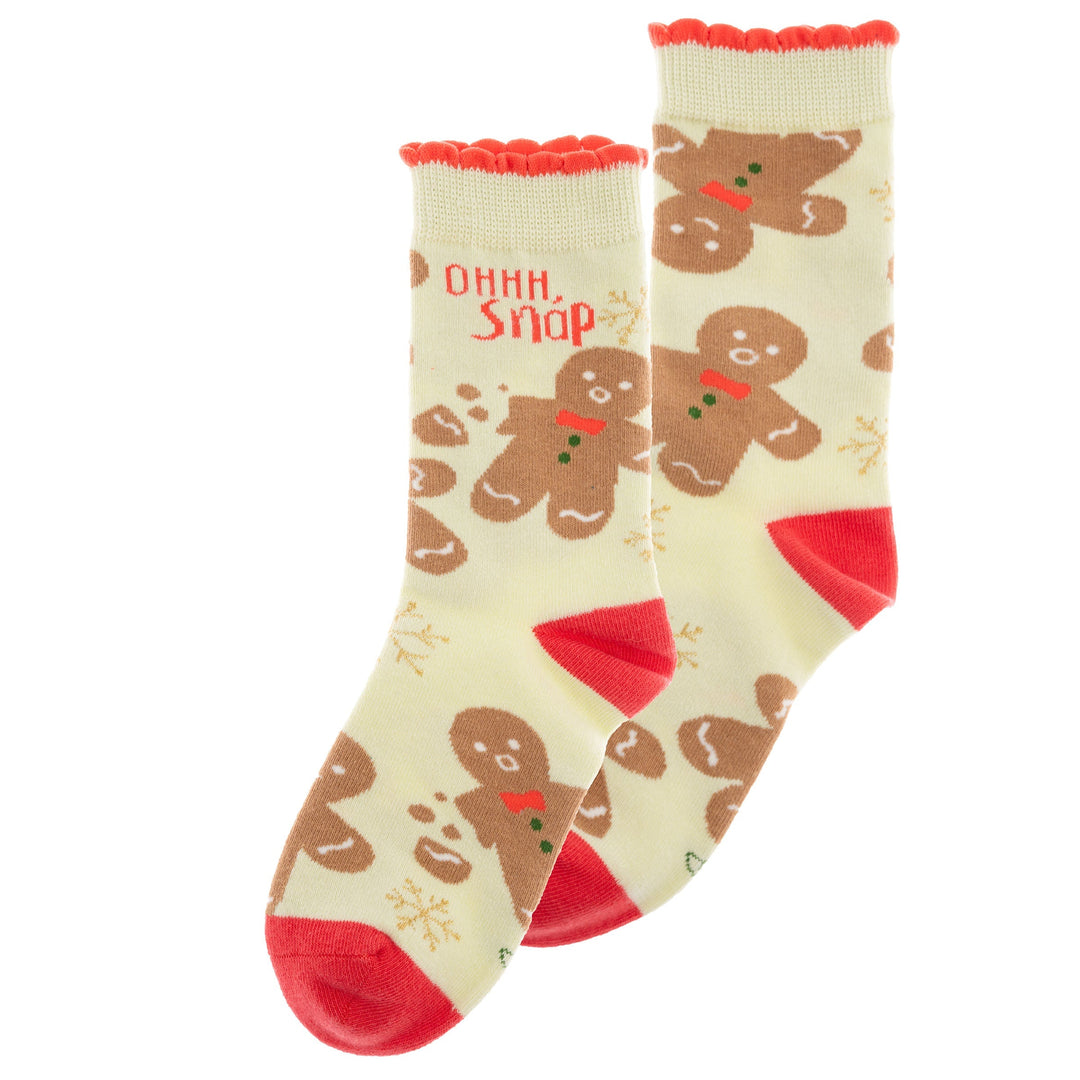 HOLIDAY SOCKS - GINGERBREAD