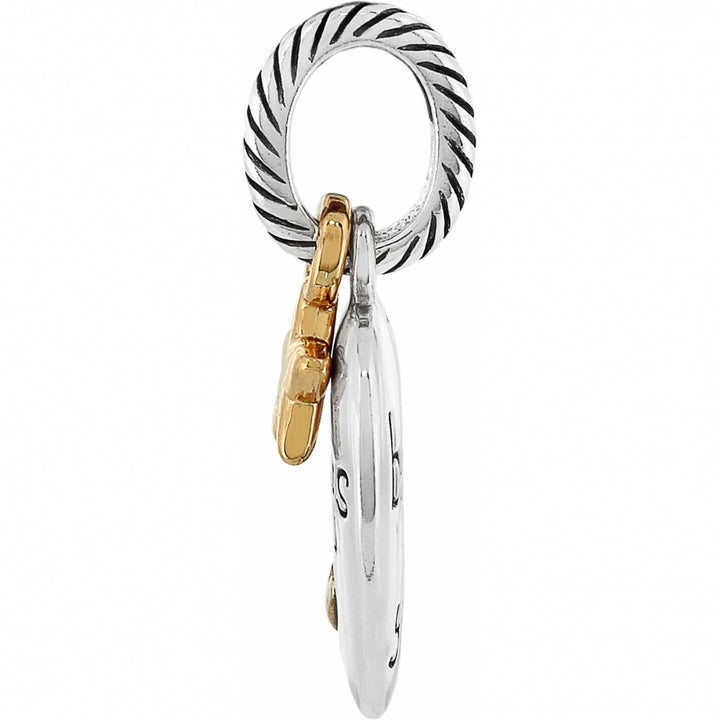 BELIEVE CHARM - SILVER-GOLD