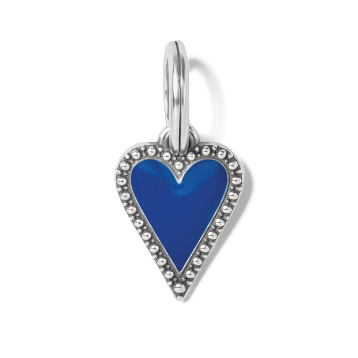 DAZZLING LOVE PETITE HEART CHARM - BLUE