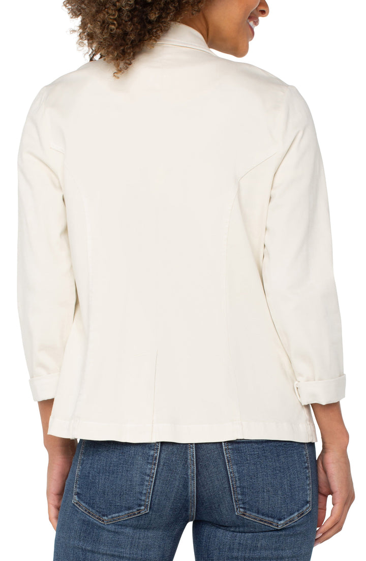 FITTED BLAZER - BONE