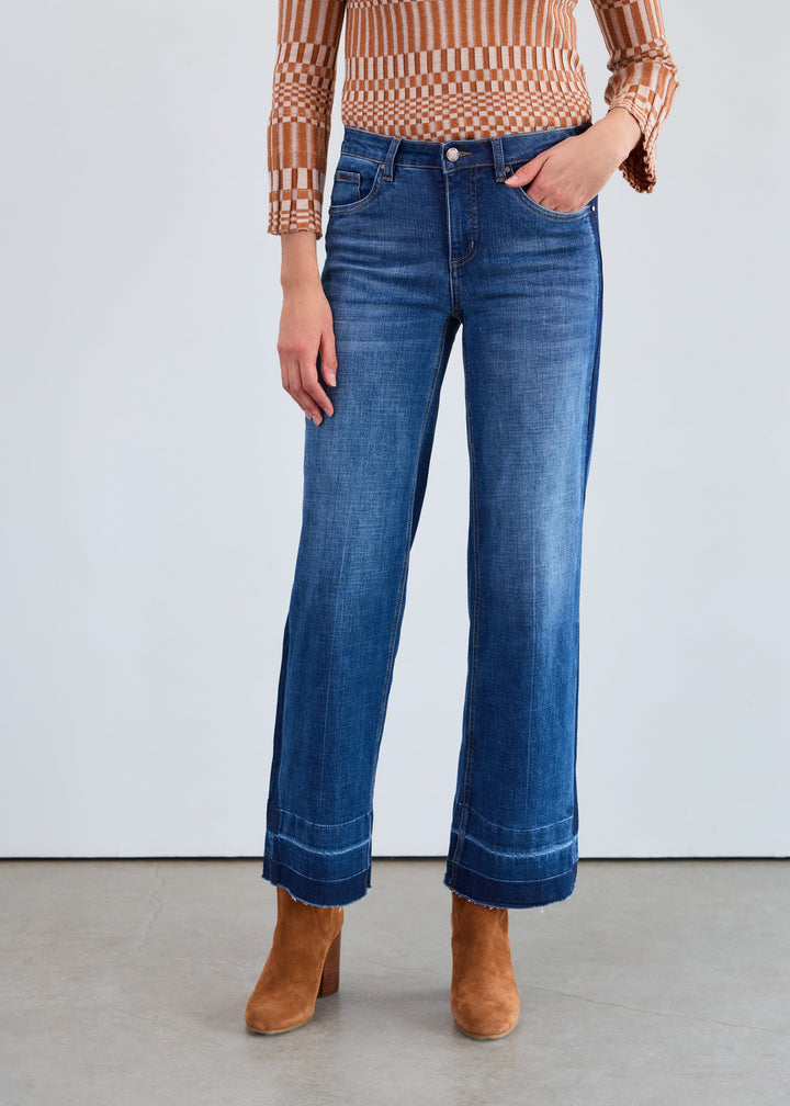 FDJ OLIVIA WIDE LEG JEANS - MEDIUM