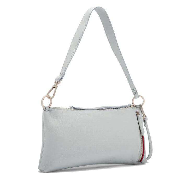 HAMMITT KYLE HANDBAG - BLUEBIRD/BRUSHED SILVER