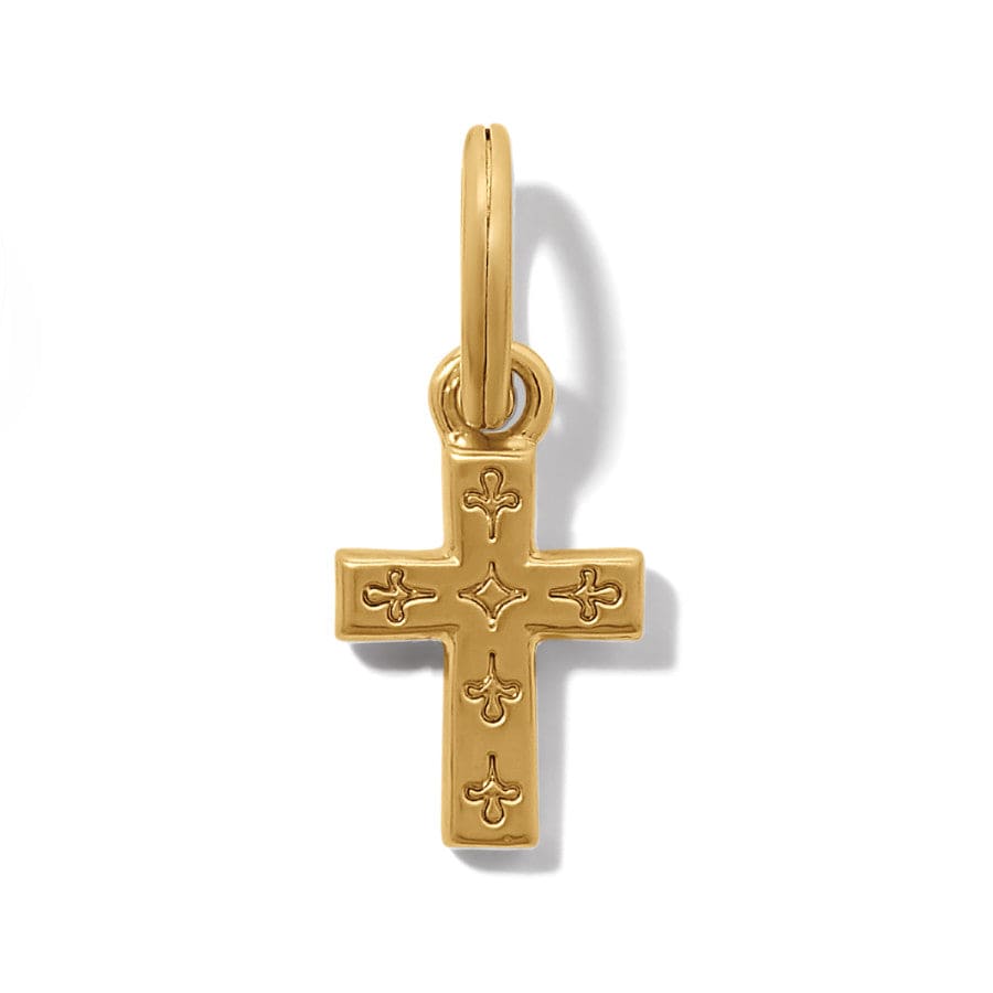 GOLDEN RAY CROSS CHARM