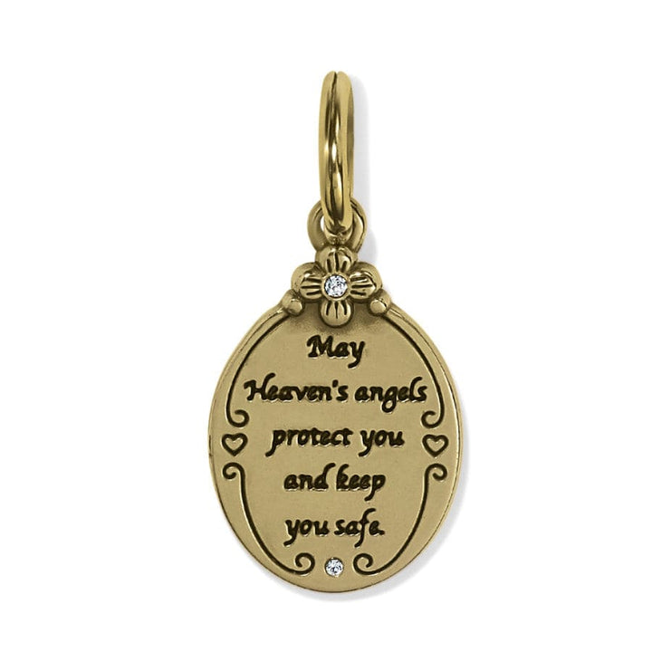 GUARDIAN ANGEL CHARM SILVER-GOLD