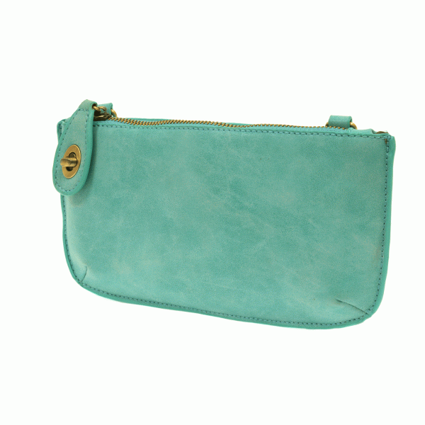 LUX CROSSBODY WRISTLET CLUTCH - LIGHT TURQUOISE