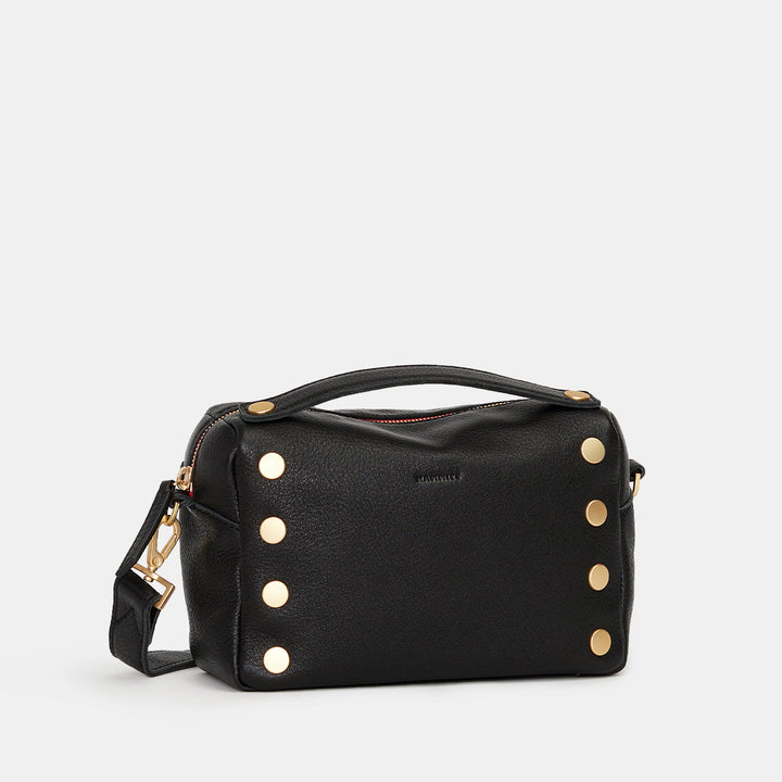 HAMMITT EVAN CROSSBODY SMALL - BLACK/BRUSHED GOLD