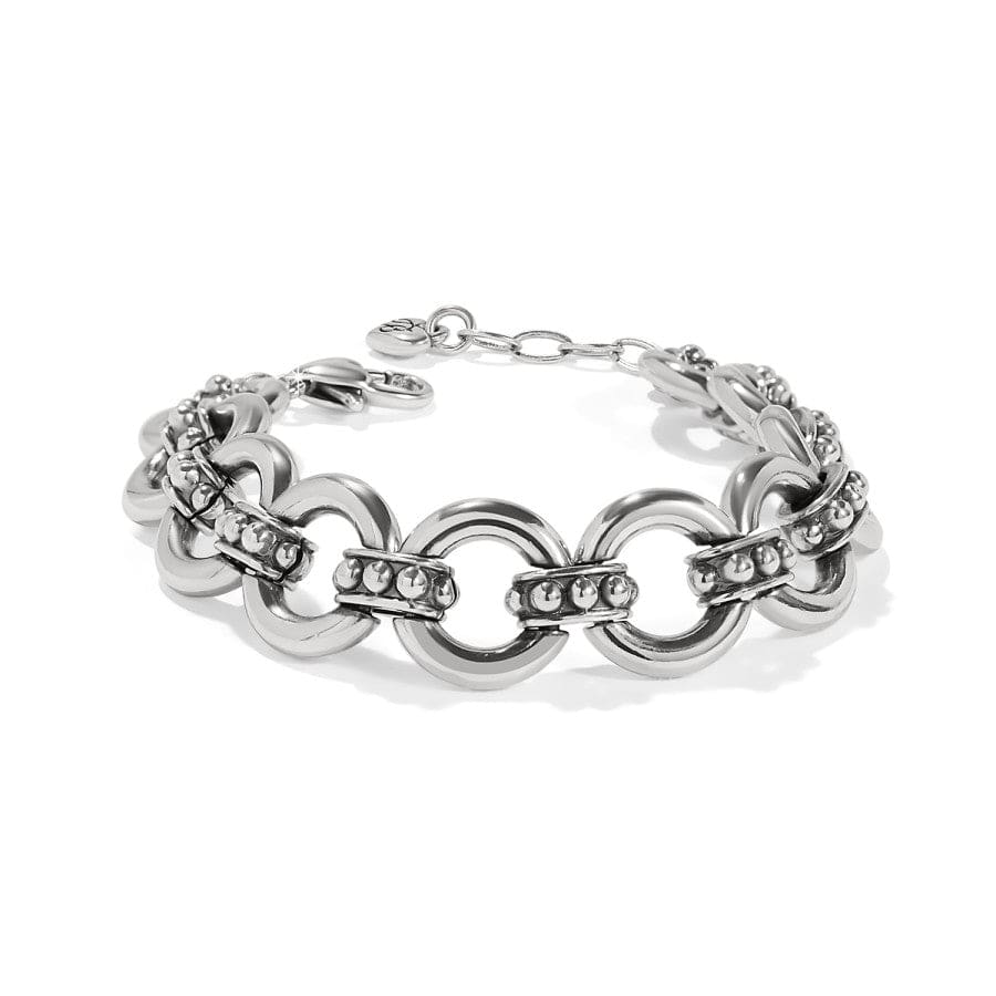 PRETTY TOUGH STUD LINK BRACELET - SILVER
