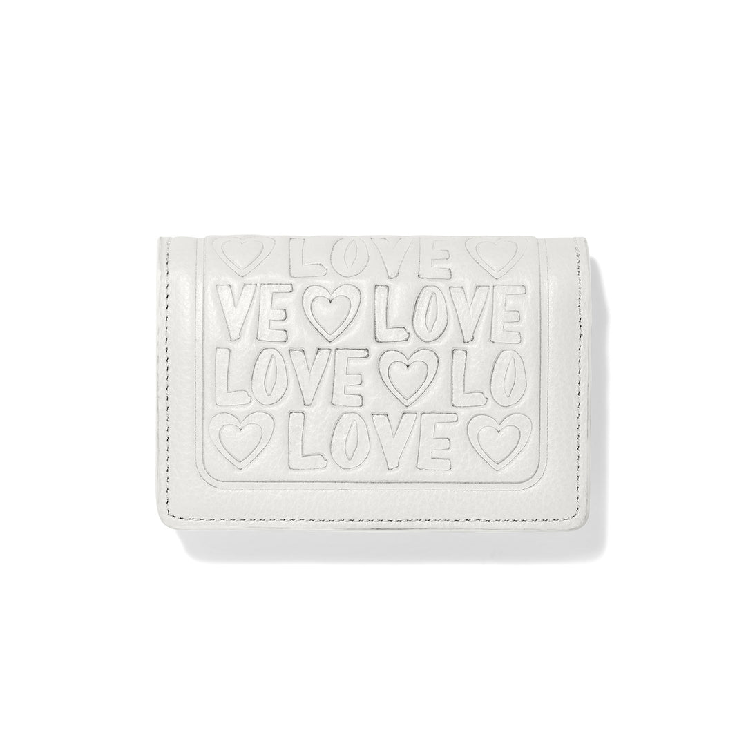 DEEPLY IN LOVE CARD CASE - WHITE