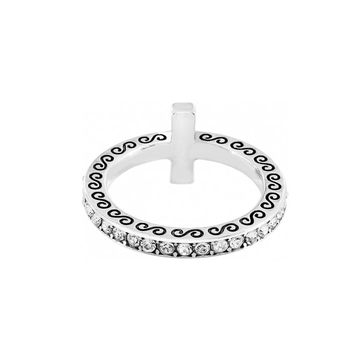 STARRY NIGHT CROSS RING - 6