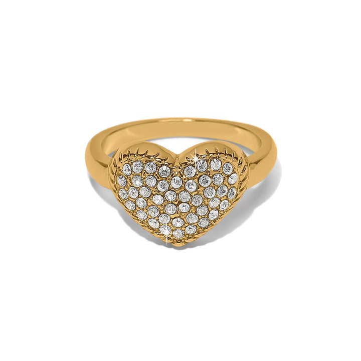 Illumina Celeste Heart Ring - Gold - Size 6