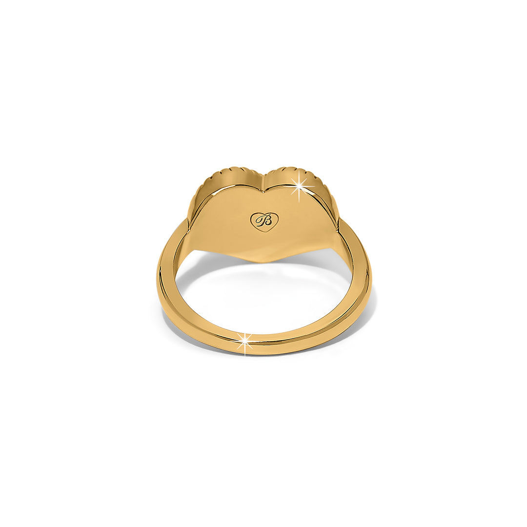 Illumina Celeste Heart Ring - Gold - Size 6