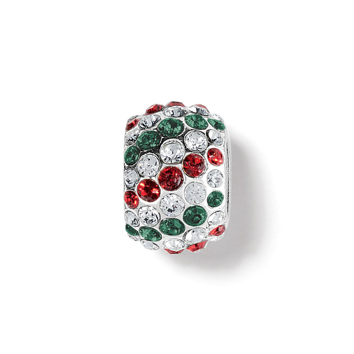 ICE DIVA BEAD - SILVER-GREEN