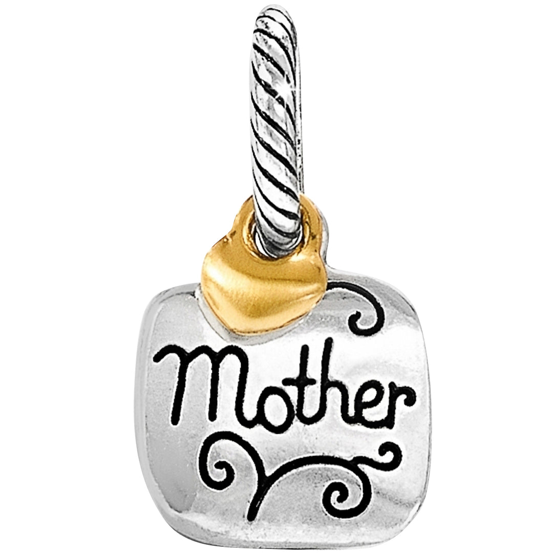SIL GP MOTHER CHARM - SILVER-GOLD