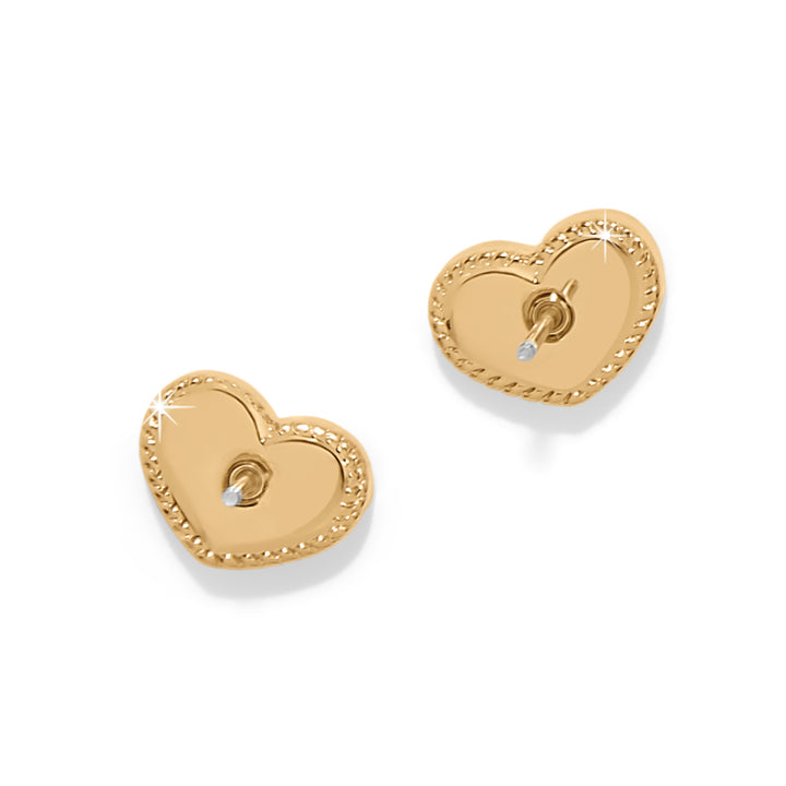 Illumina Celeste Heart Post Earrings - Gold