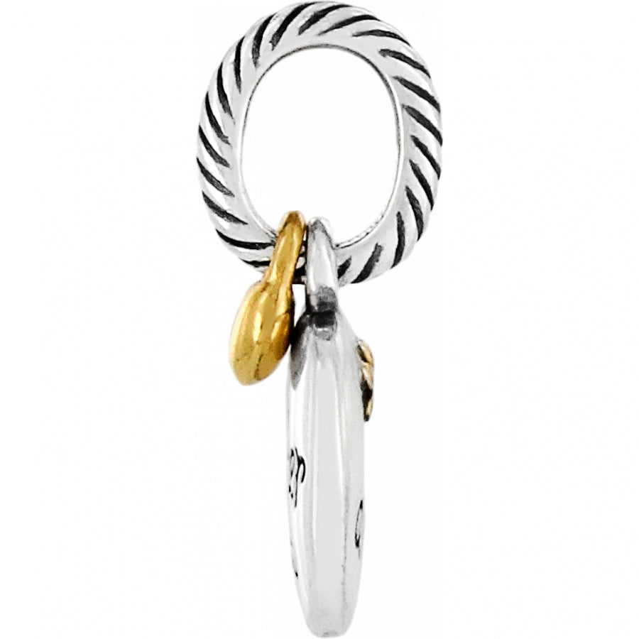 DAUGHTER ALWAYS CHARM - SILVER-GOLD