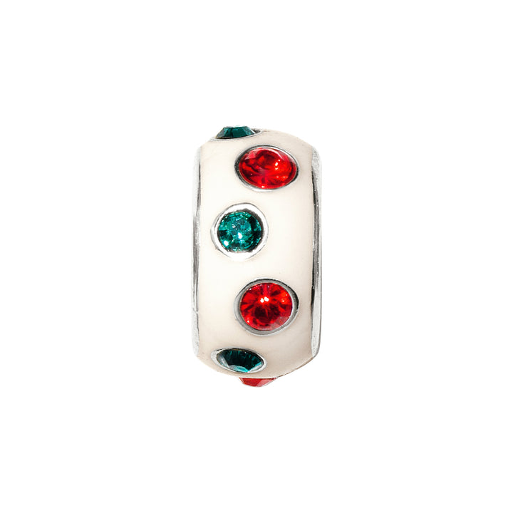 SUGAR DOTS SPACER - WHITE-MULTI