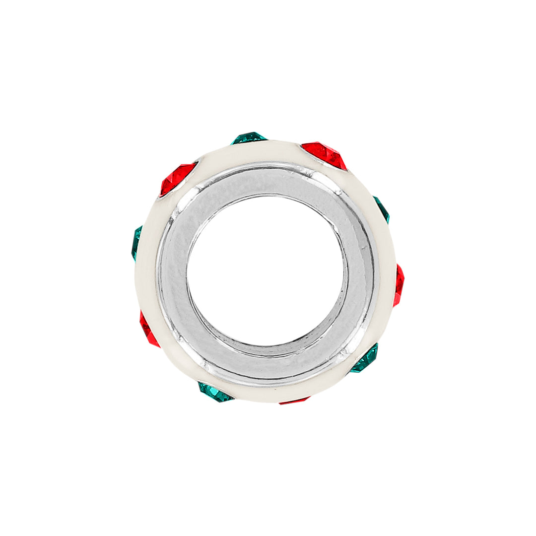 SUGAR DOTS SPACER - WHITE-MULTI