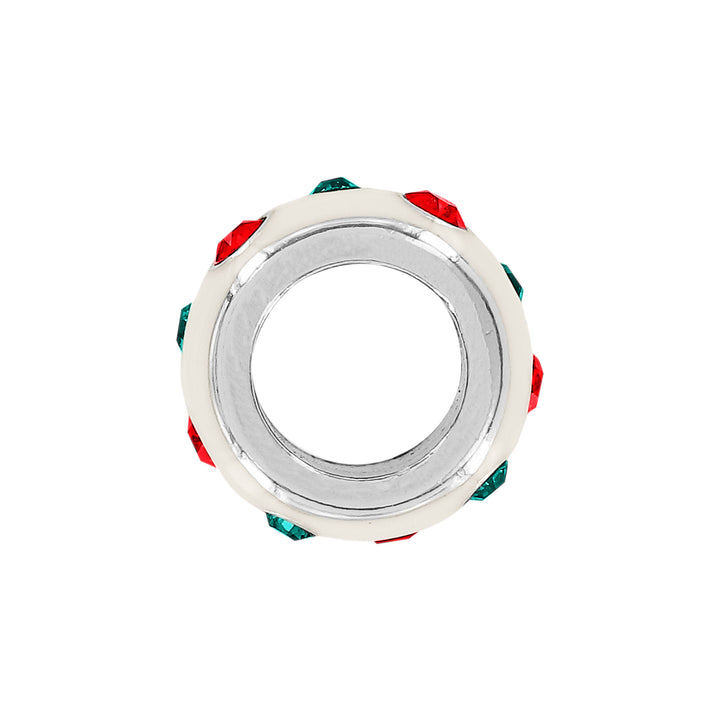 SUGAR DOTS SPACER - WHITE-MULTI