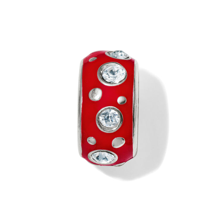DOTTIE SPACER - SILVER-RED