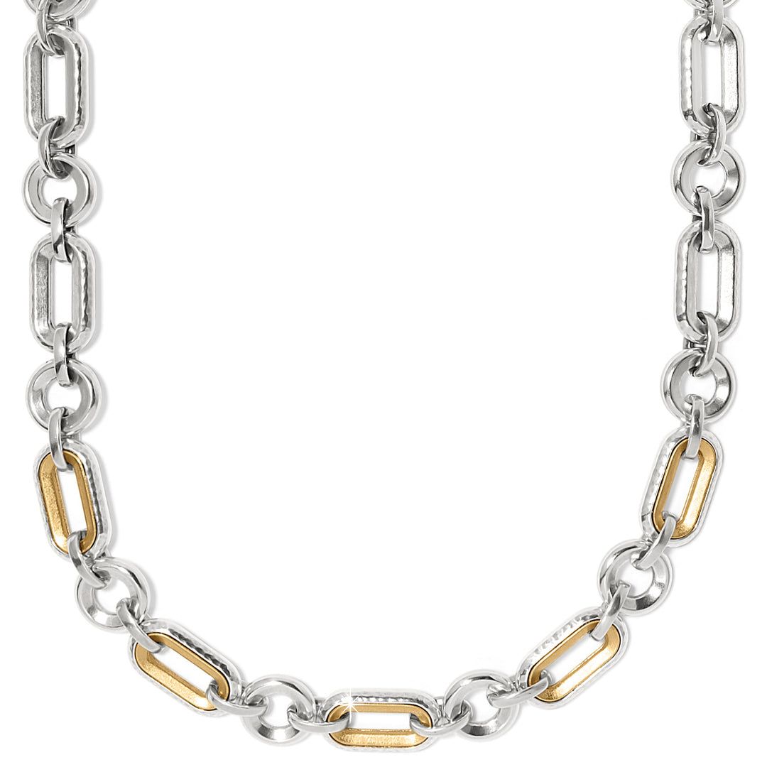 MEDICI LINK TWO TONE NECKLACE