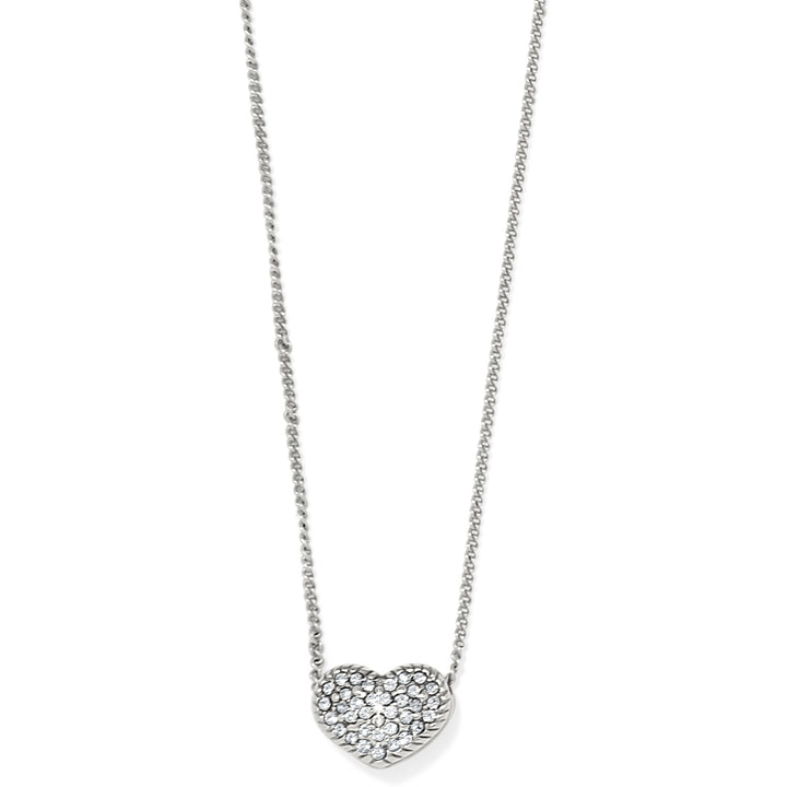 ILLUMINA CELESTE HEART PETITE NECKLACE - SILVER