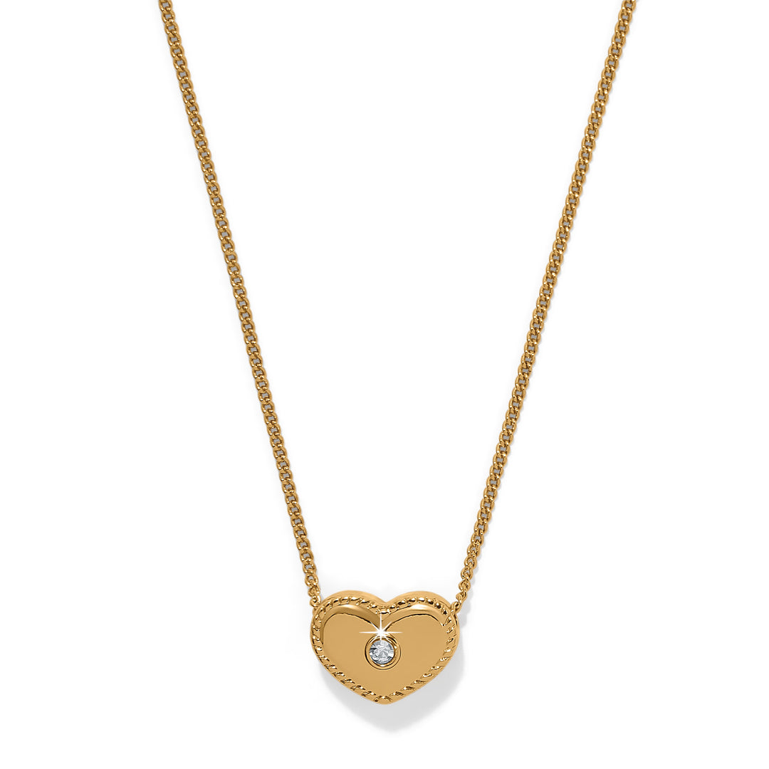 Illumina Celeste Heart Petite Necklace - Gold