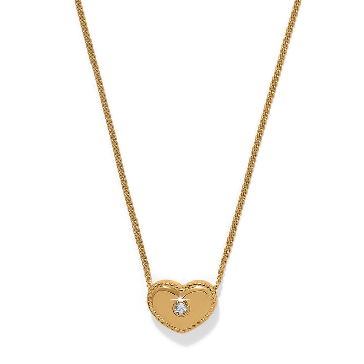 Illumina Celeste Heart Petite Necklace - Gold