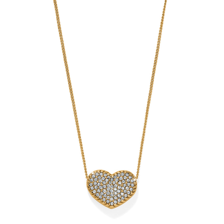 Illumina Celeste Heart Bold Necklace - Gold