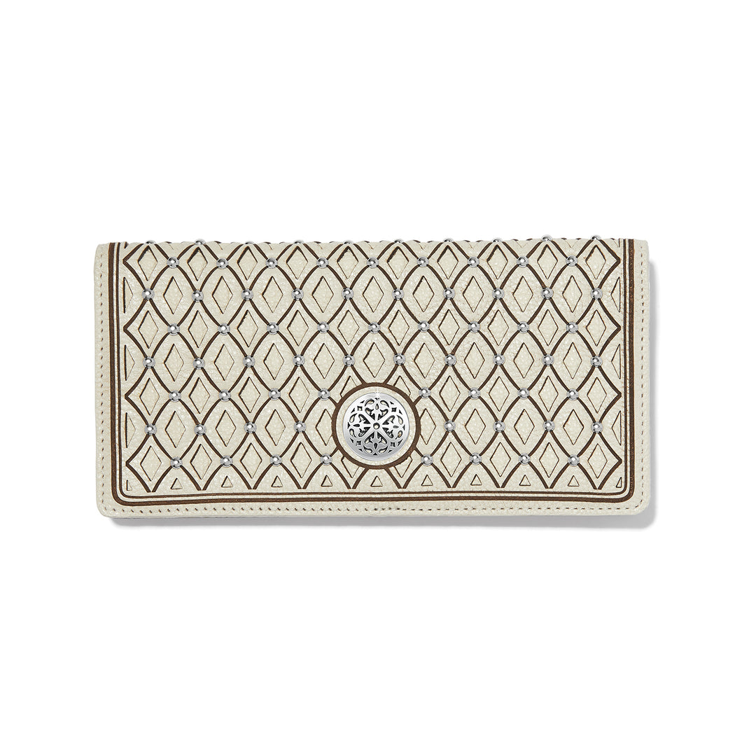 FERRARA LA BELLEZZA SLIM FOLIO WALLET - WHITE