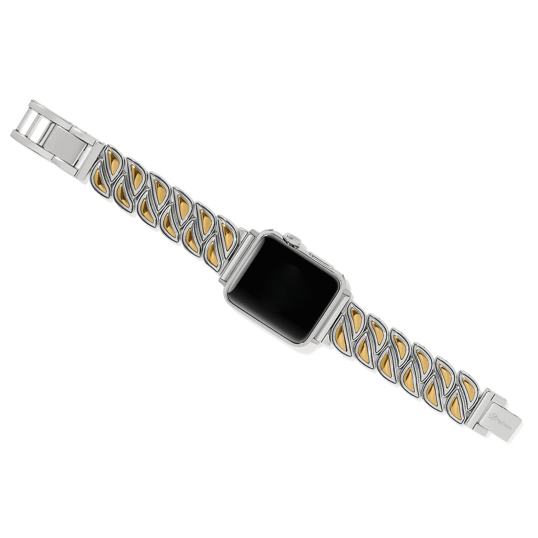 COCONUT GROVE APPLE WATCH BAND - TWO TONE SILVER/GOLD