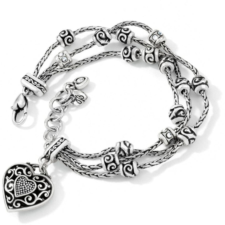 RENO HEART BRACELET - SILVER