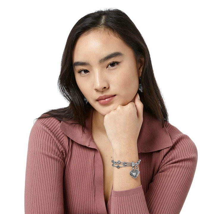RENO HEART BRACELET - SILVER