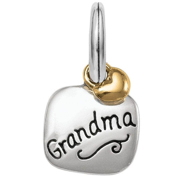 WORLD'S BEST GRANDMA CHARM - SILVER-GOLD