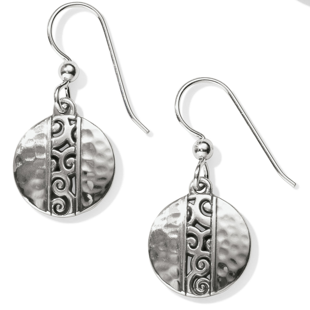 MINGLE DISC FRENCH WIRE EARRINGS